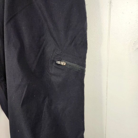 Eddie Bauer Rainier Capri Pants Cropped Pants Black Hiking Activewear Womens 10 - Picture 5 of 13